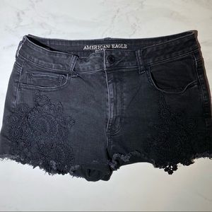 American Eagel Laced Jean Shorts